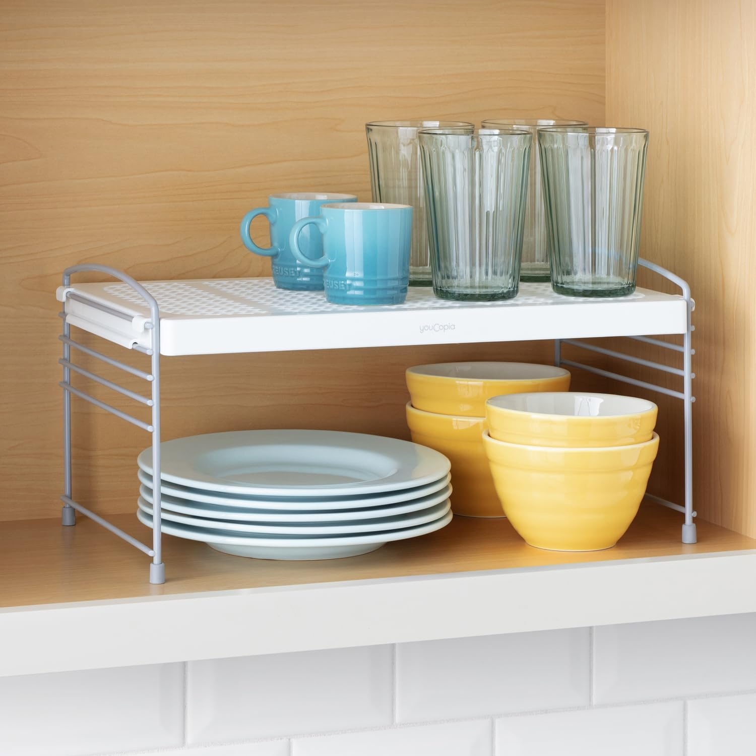 image:imageYouCopia AdjustableHeight UpSpace Shelf Shelf Riser for Vertical Kitchen Cabinet and Pantry Organization 90 D x 160 W x 77 HAdjustable Shelf
