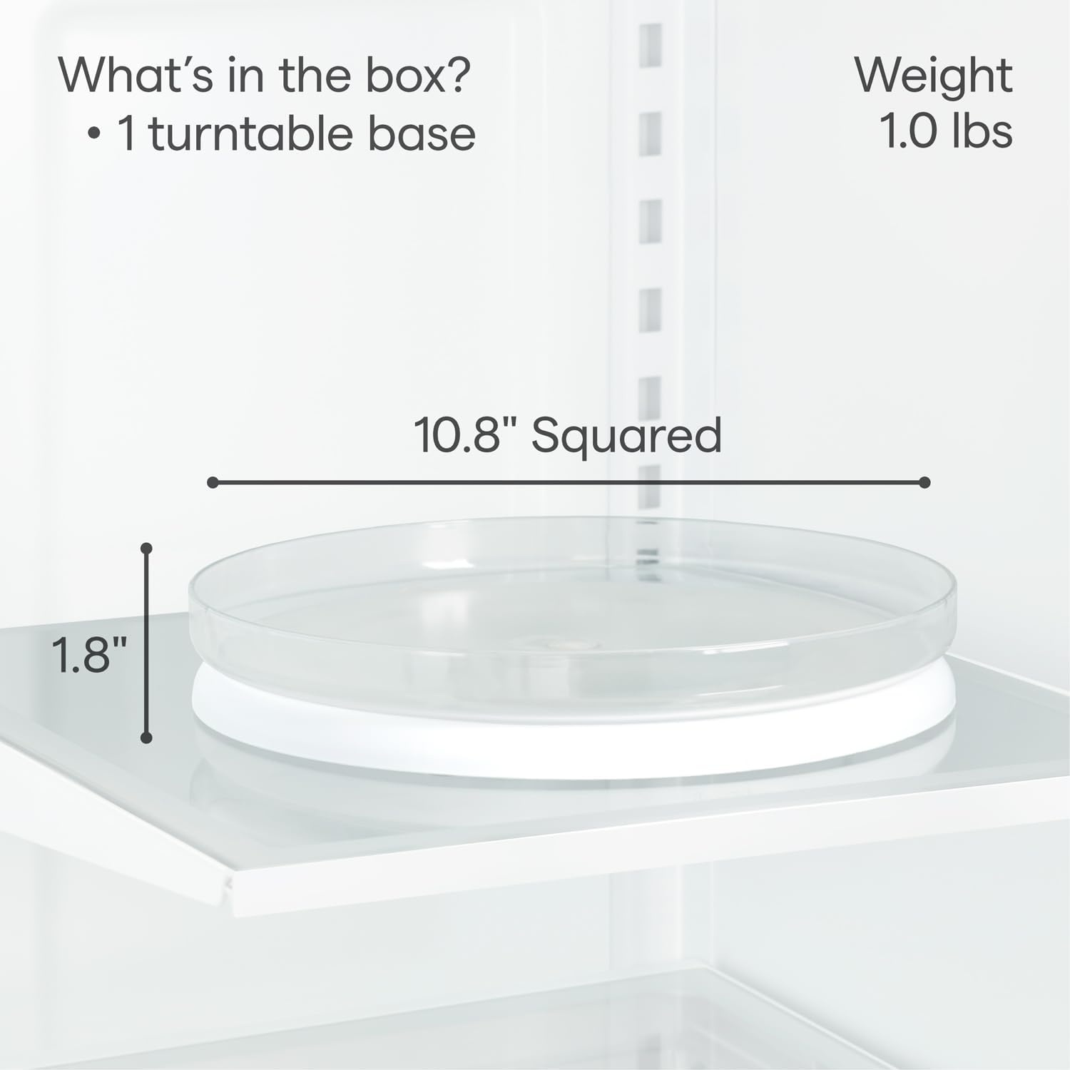 image:imageYouCopia FridgeView Fridge Turntable Lazy Susan Organizer for Refrigerator Storage 11 White11