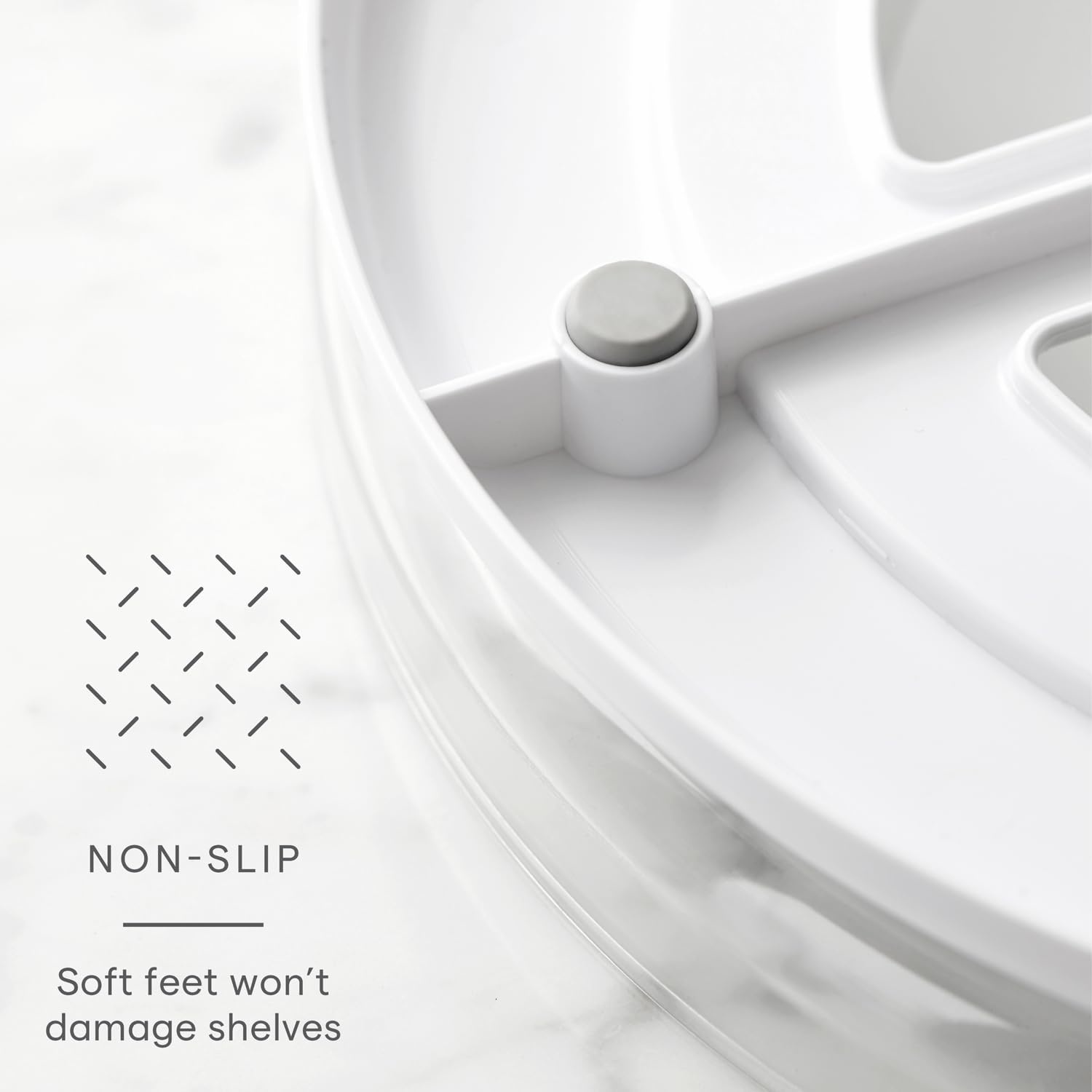 image:imageYouCopia FridgeView Fridge Turntable Lazy Susan Organizer for Refrigerator Storage 11 White11