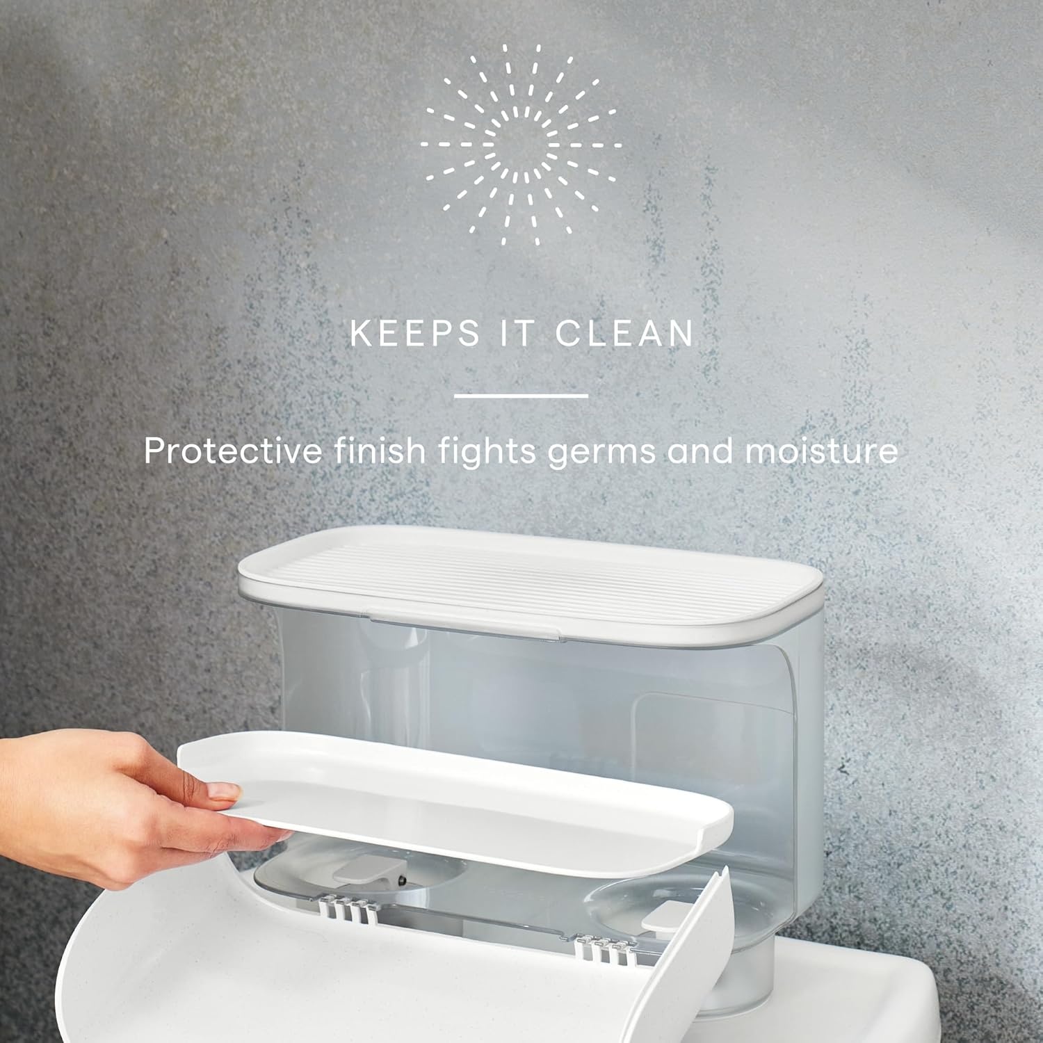 image:imageYouCopia Hideaway Toilet Cabinet Over The Toilet Bathroom Organizer for Paper Rolls Wipes and Accessories