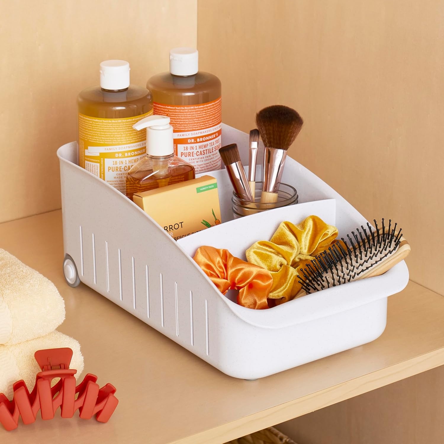 image:imageYouCopia RollOut Pantry Drawer 8 BPAFree Storage Caddy for Kitchen Pantry and Cabinet Organization Tea Bags Medicine and More White8