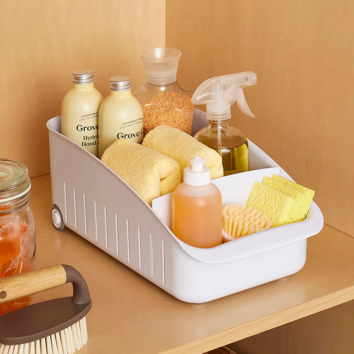 image:imageYouCopia RollOut Pantry Drawer 8 BPAFree Storage Caddy for Kitchen Pantry and Cabinet Organization Tea Bags Medicine and More White8