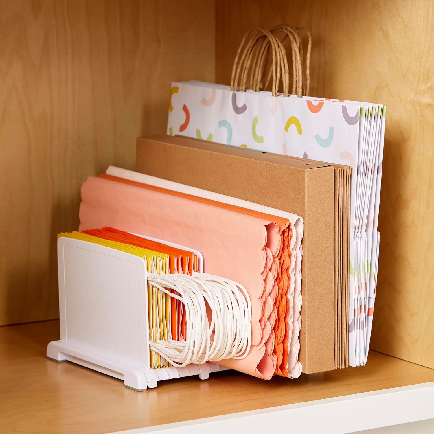 image:imageYouCopia StoraBag Reusable Shopping Bag Organizer Adjustable Shelf Dividers for 20 Tote Cloth Grocery and Lunch BagsReusable Bag Organizer