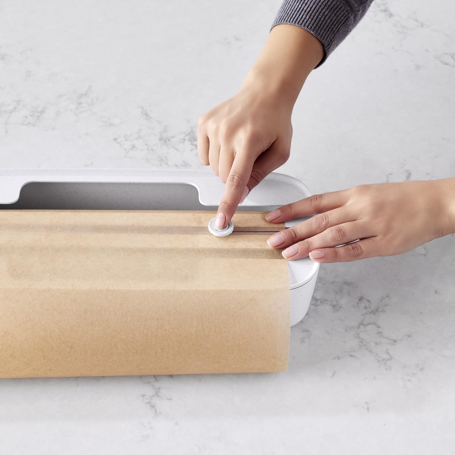 image:imageYouCopia StoraRoll Wrap Dispenser 3in1 Drawer Organizer for Foil Plastic Wrap Parchment and Wax Paper with Safety Cutters and Labels for Kitchen Organization2in1