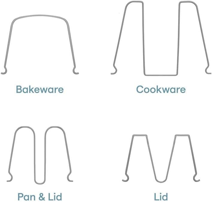 image:imageYouCopia StoreMore Cookware Rack with Tall Steel Wires Adjustable Pan and Lid Organizer for Kitchen Cabinet Storage Classic EditionExpandable Classic