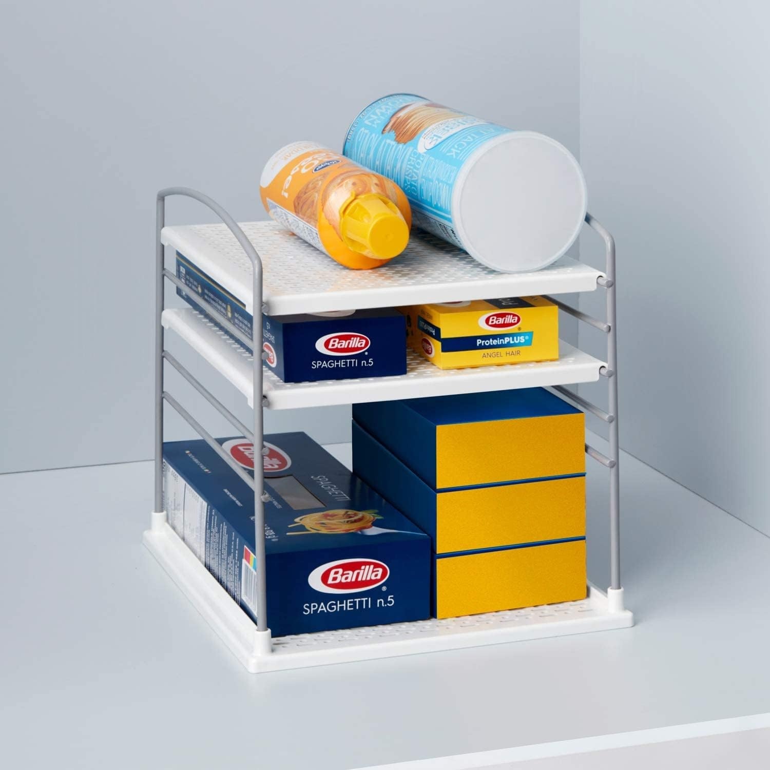 image:imageYouCopia UpSpace Adjustable Box Organizer for Foil Wrap and Kitchen Cabinet Storage Original WhiteSmall