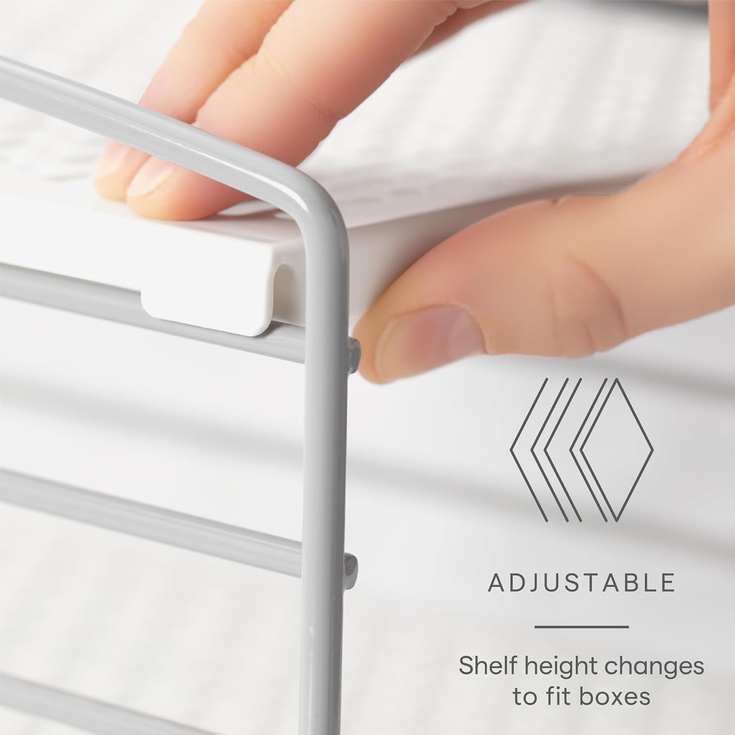 image:imageYouCopia UpSpace Adjustable Box Organizer for Foil Wrap and Kitchen Cabinet Storage Original WhiteSmall