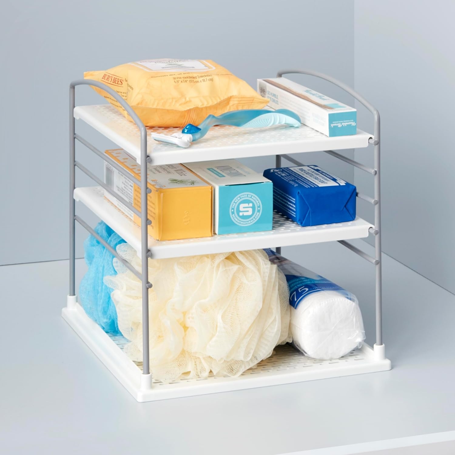 image:imageYouCopia UpSpace Adjustable Box Organizer for Foil Wrap and Kitchen Cabinet Storage Original WhiteSmall