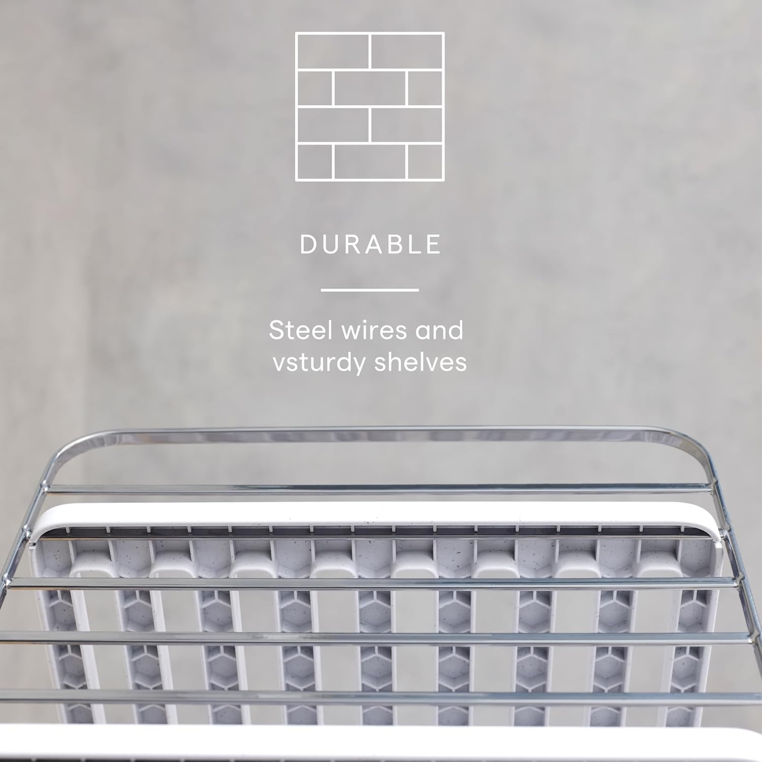 image:imageYouCopia UpSpace Cabinet Box Organizer Adjustable Kitchen and Pantry Shelf for Plastic Wrap and Foil Storage Extra Large WhiteSilver Metallic