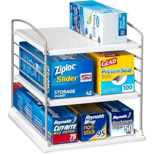 image:imageYouCopia UpSpace Adjustable Box Organizer for Foil Wrap and Kitchen Cabinet Storage Original WhiteSmall